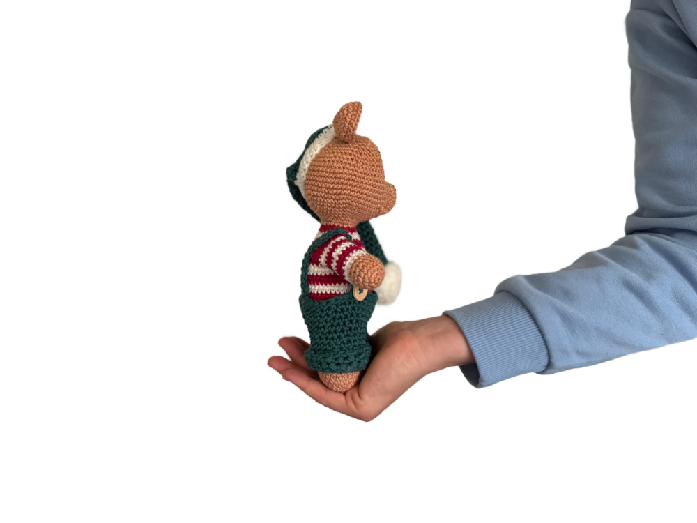 Crochetpattern Alfie the christmasbear - Image 3