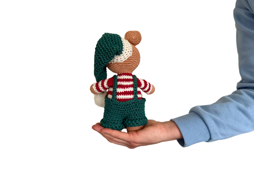 Crochetpattern Alfie the christmasbear - Image 2